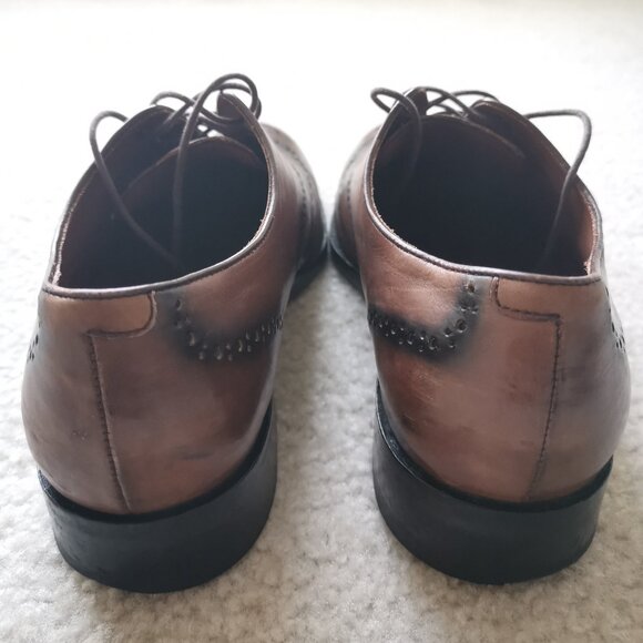 Cole Haan Preston Wholecut Oxford Wingtip - Color Chestnut - Size 10 Very nice! - Picture 5 of 7